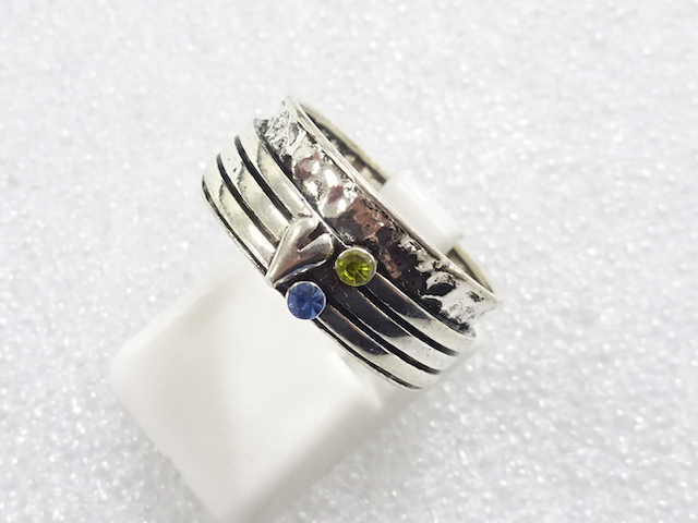 COLORED STONE FASHION RING / JP SIZE 12